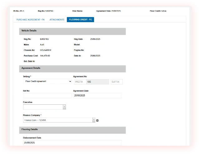 Job Card Interface